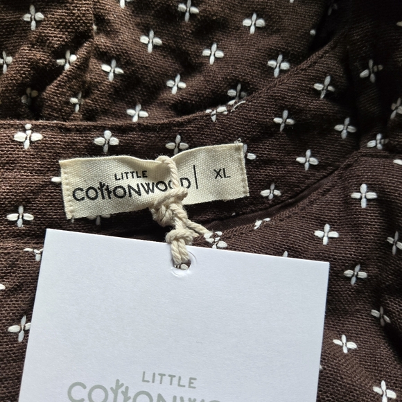 Little Cottonwood XL brown cottage dress - Picture 2 of 7